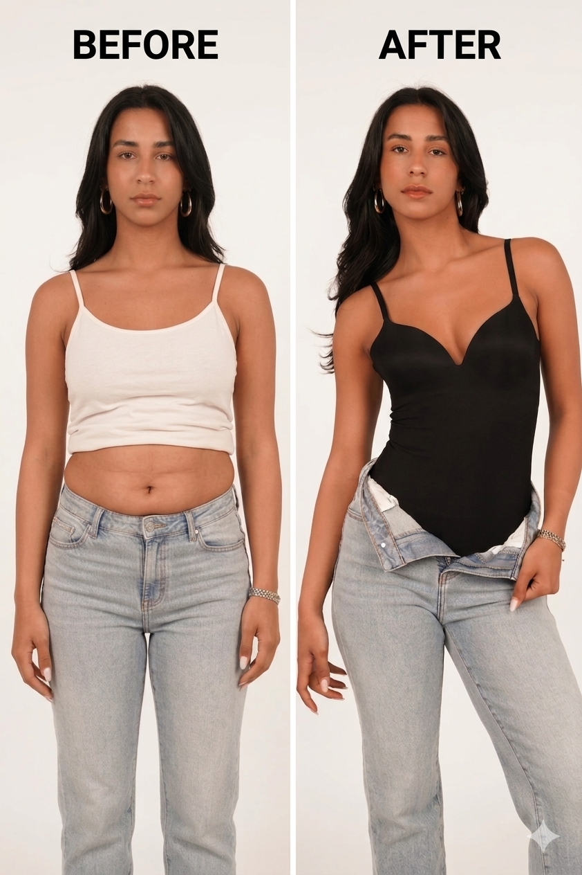 Seravelle’s Premium Shapewear Body Black