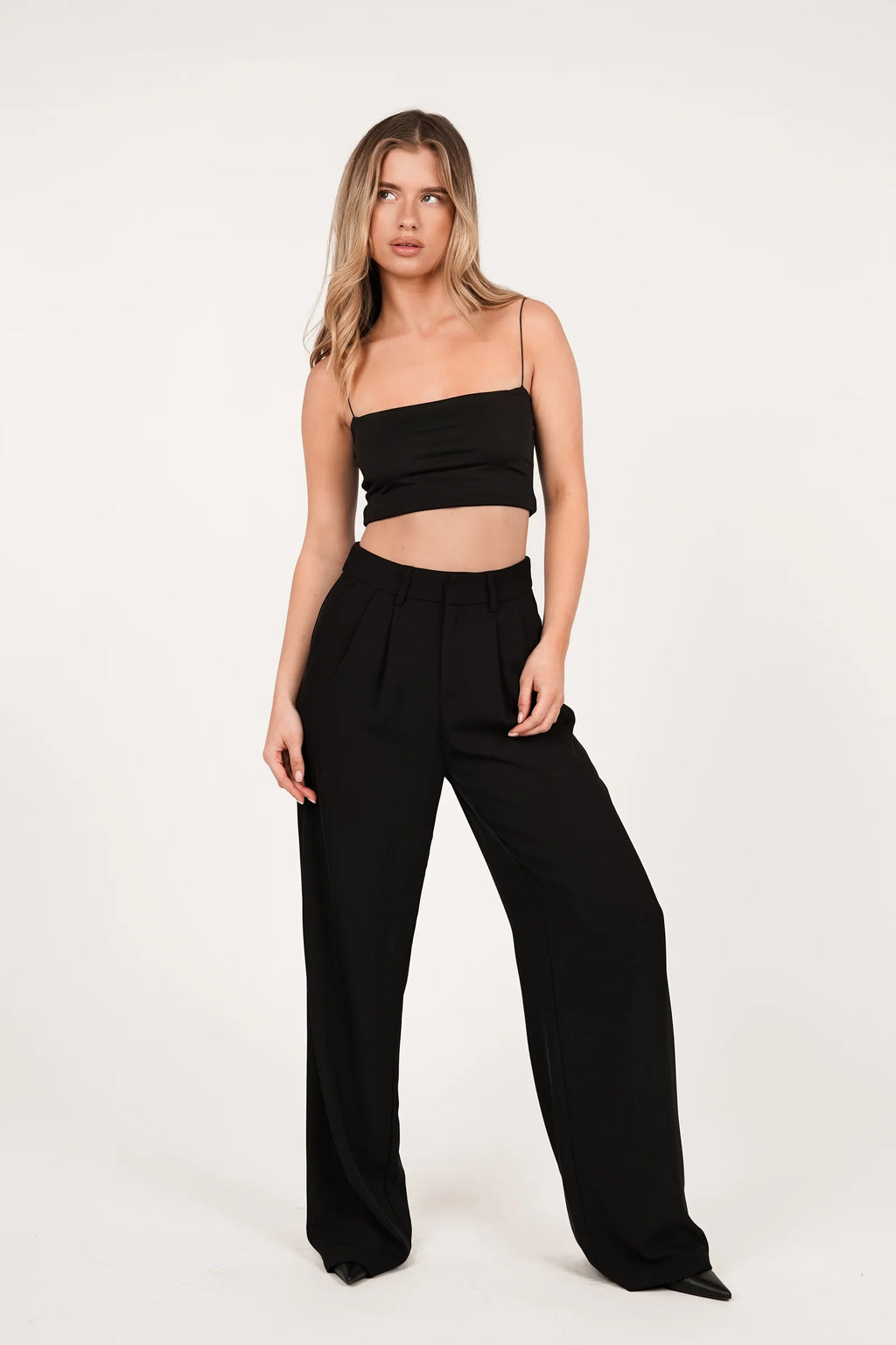 Seravelle Tailored Black Pantalon
