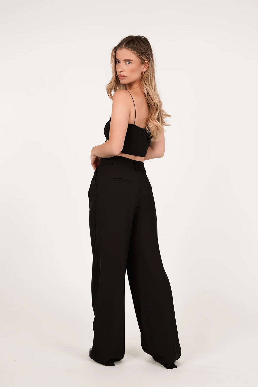 Seravelle Tailored Black Pantalon
