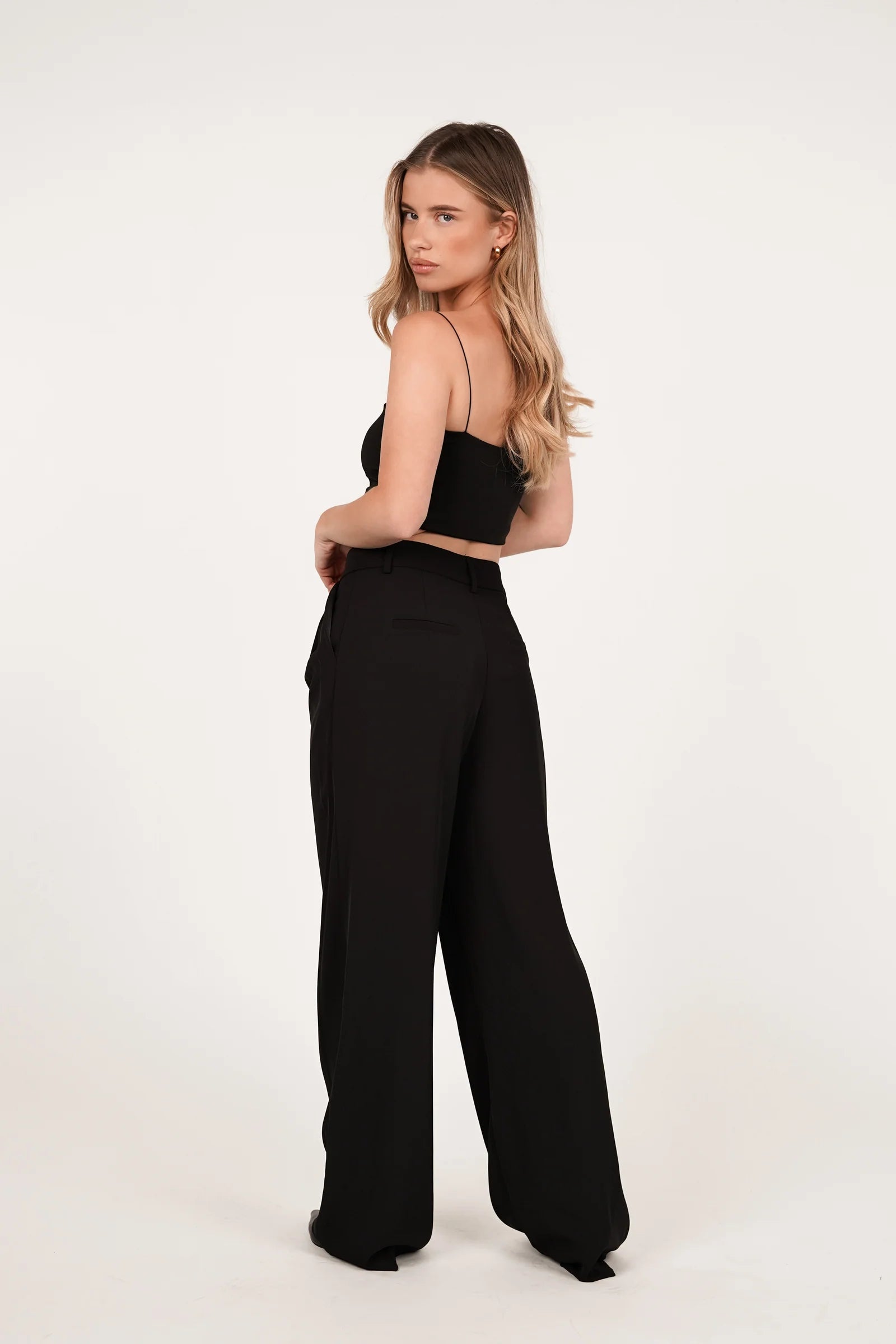 Seravelle Tailored Black Pantalon
