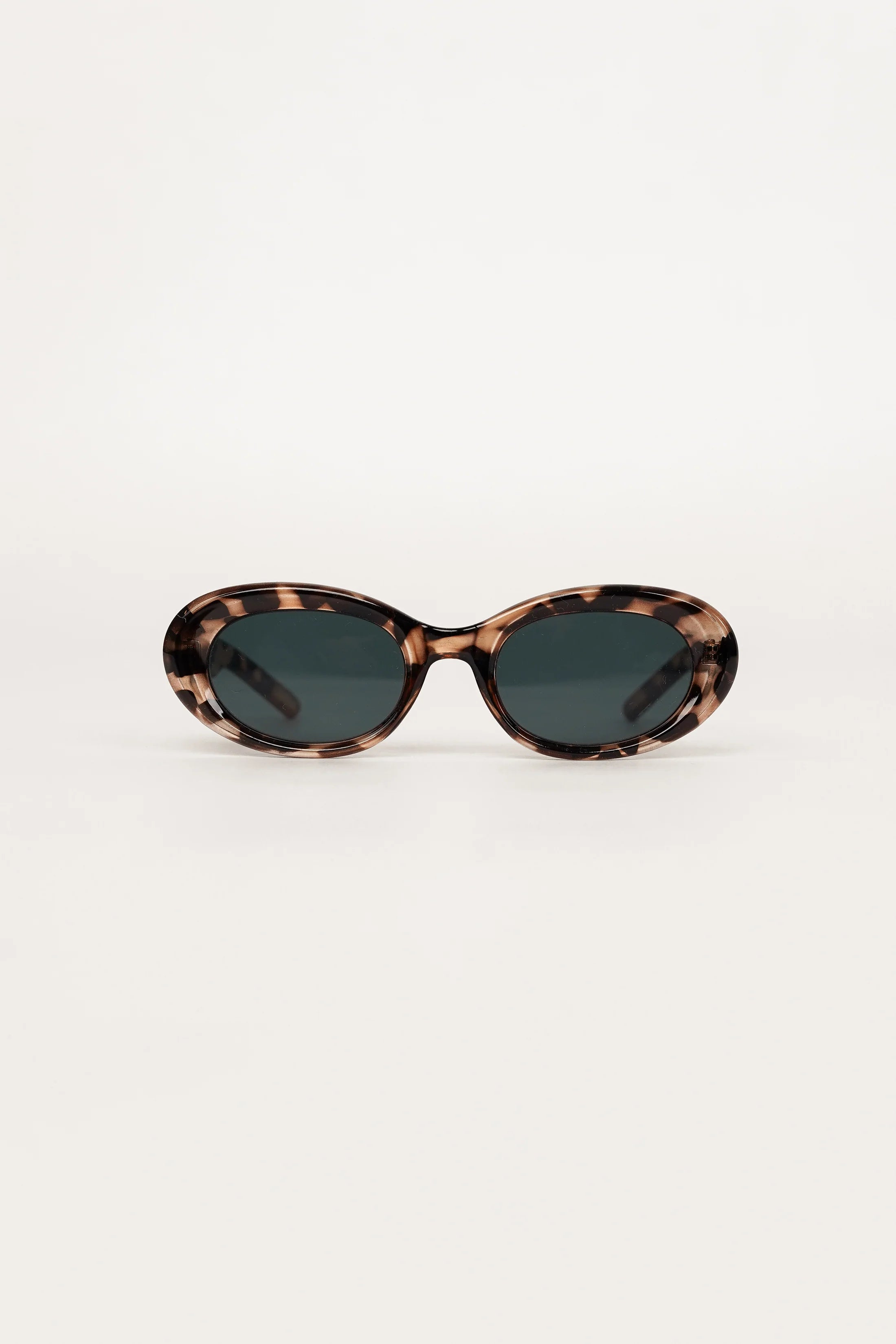 Seravelle Oval Brown Tortoise Sunglasses
